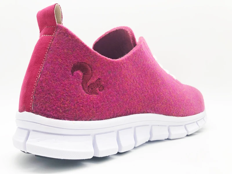thies ® PET Sneaker fuchsia | vegan aus recycelten Flaschen