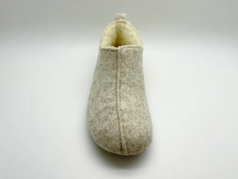 thies 1856 ® Slipper Boots beige with Eco Wool
