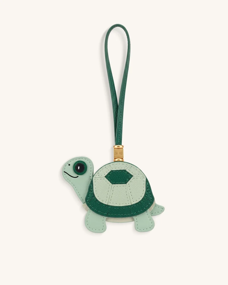 Kleiner Schildkröten-Taschenanhänger - Grün