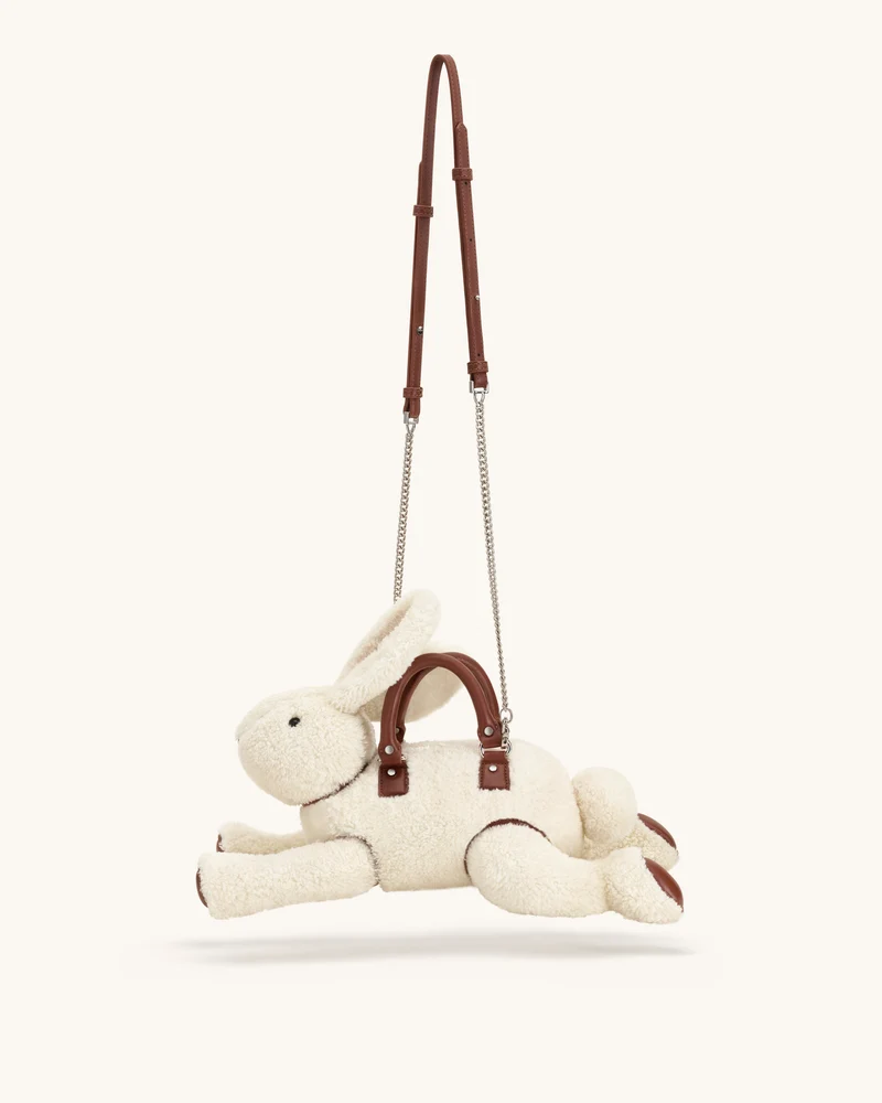 Bella Hasenförmige Henkeltasche - Weiß