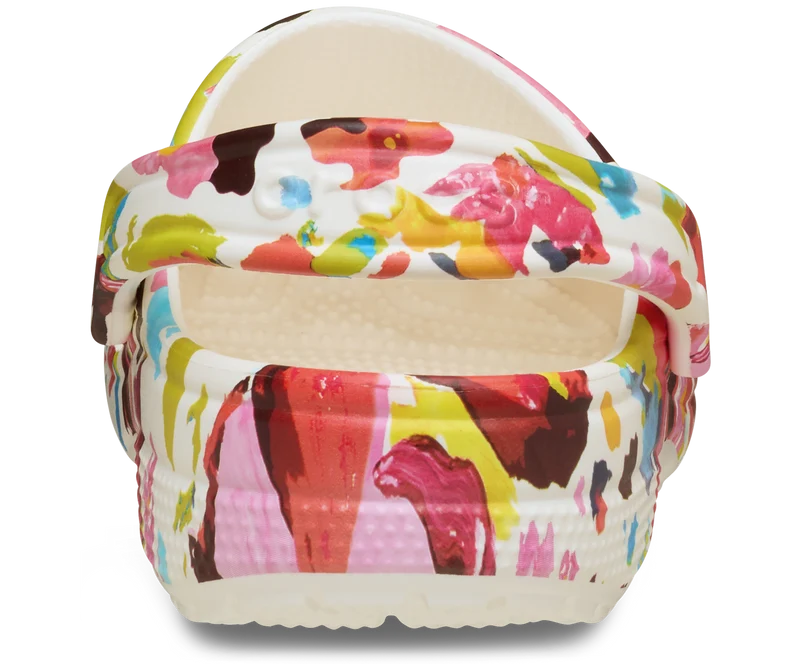 CROCS Unisex Classic Pained Floral Clog | Kreide