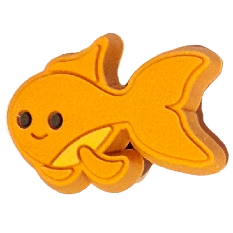 Crocs Jibbitz Cartoon-Goldfisch-Anhänger