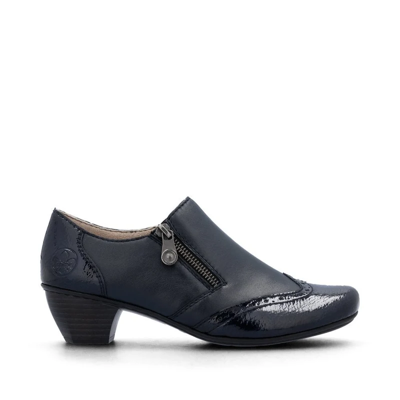 Rieker Modischer Absatzschuh für Damen | Marineblau