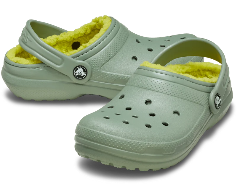 CROCS Kinderklassiker Lined Clog | Moos