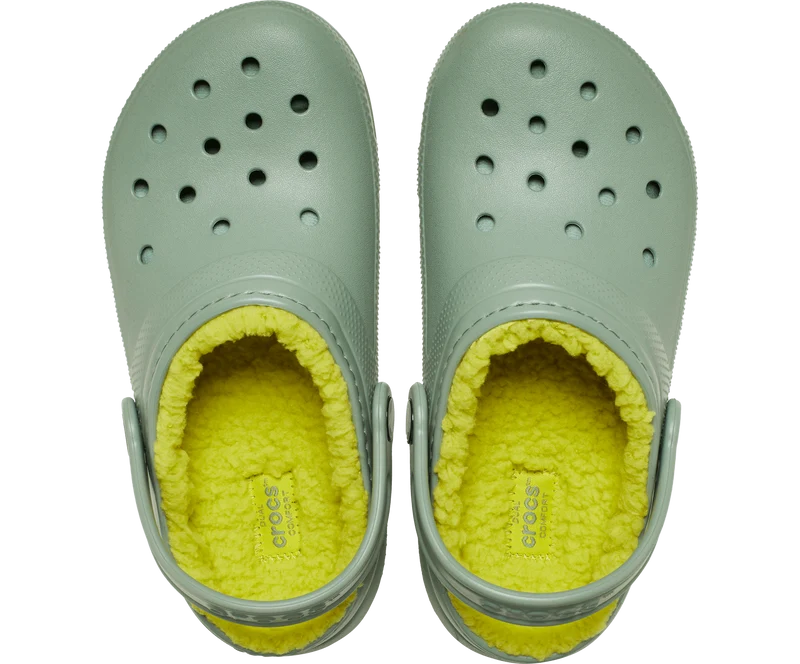 CROCS Kinderklassiker Lined Clog | Moos