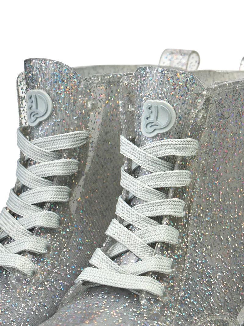 Duftende Regenbogen-Glitzer-Regenstiefel für Kinder