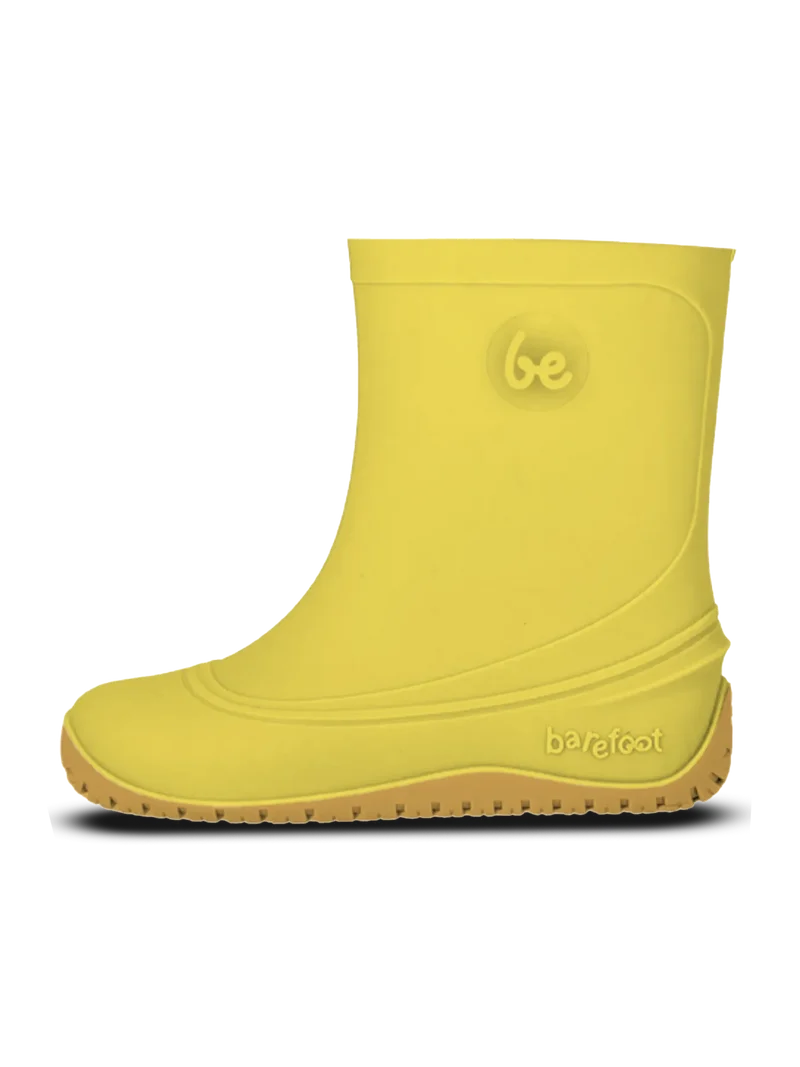 Barfuß-Regenstiefel für Kinder Be Lenka Pudds – Gelb