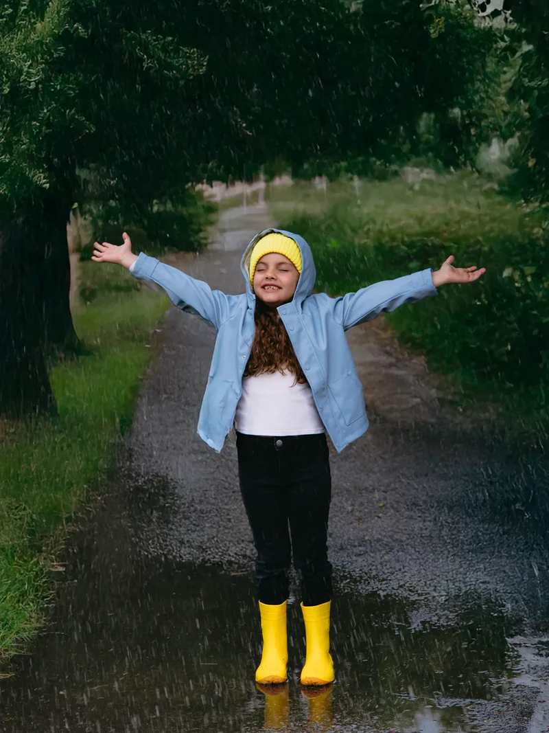 Barfuß-Regenstiefel für Kinder Be Lenka Pudds – Gelb