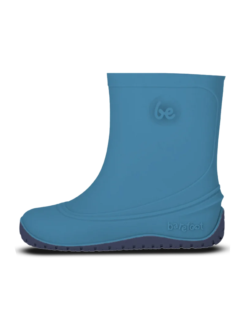 Barfuß-Regenstiefel für Kinder Be Lenka Pudds – Aquablau