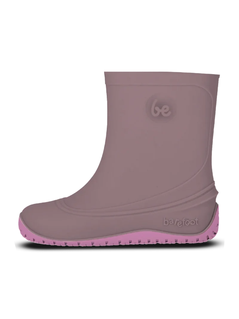 Barfuß-Regenstiefel für Kinder Be Lenka Pudds – Nebelrosa