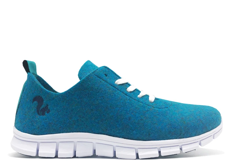 thies ® PET Sneaker petrol | vegan aus recycelten Flaschen