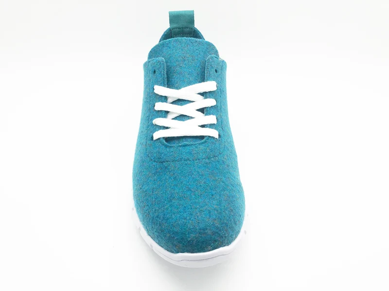 thies ® PET Sneaker petrol | vegan aus recycelten Flaschen