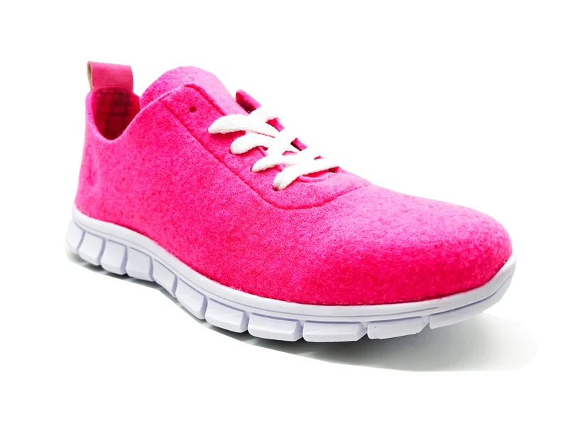 thies ® PET Sneaker neon pink | vegan aus recycelten Flaschen