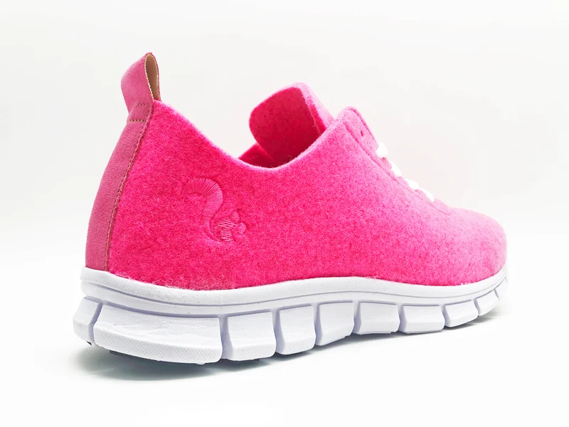 thies ® PET Sneaker neon pink | vegan aus recycelten Flaschen