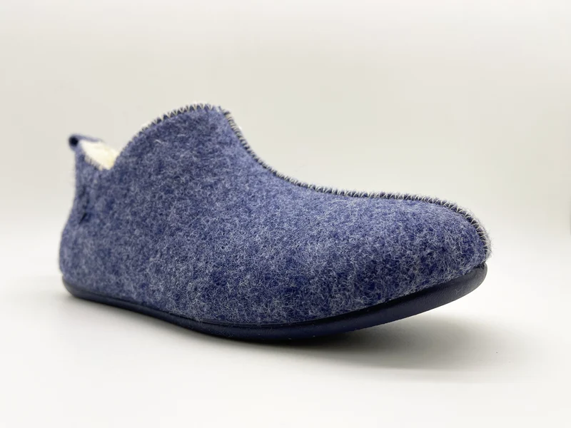 thies 1856 ® Slipper Boots dark navy with Eco Wool