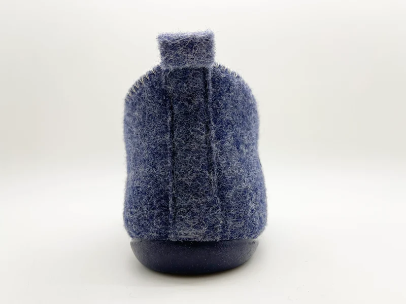 thies 1856 ® Slipper Boots dark navy with Eco Wool
