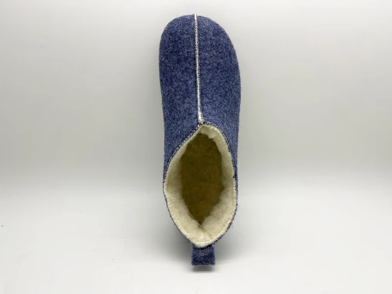 thies 1856 ® Slipper Boots dark navy with Eco Wool