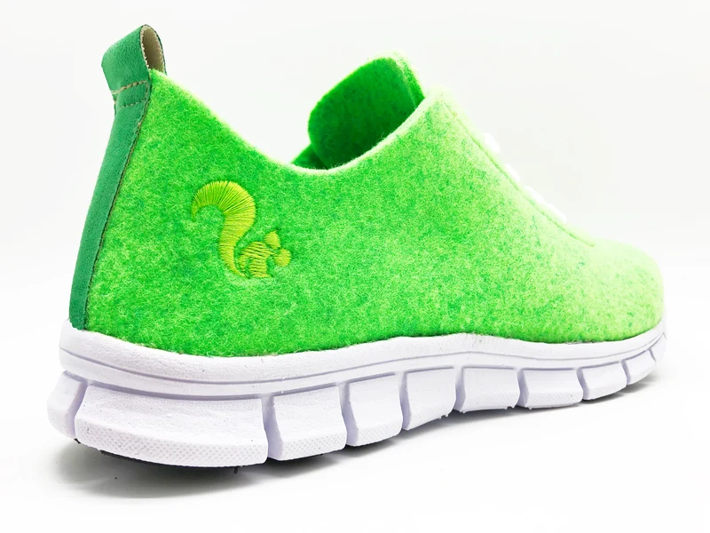 thies ® PET Sneaker neon green | vegan aus recycelten Flaschen