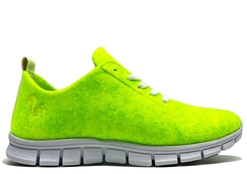 thies ® PET Sneaker neon yellow | vegan aus recycelten Flaschen
