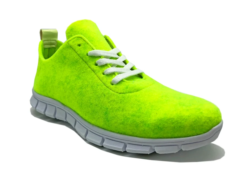 thies ® PET Sneaker neon yellow | vegan aus recycelten Flaschen