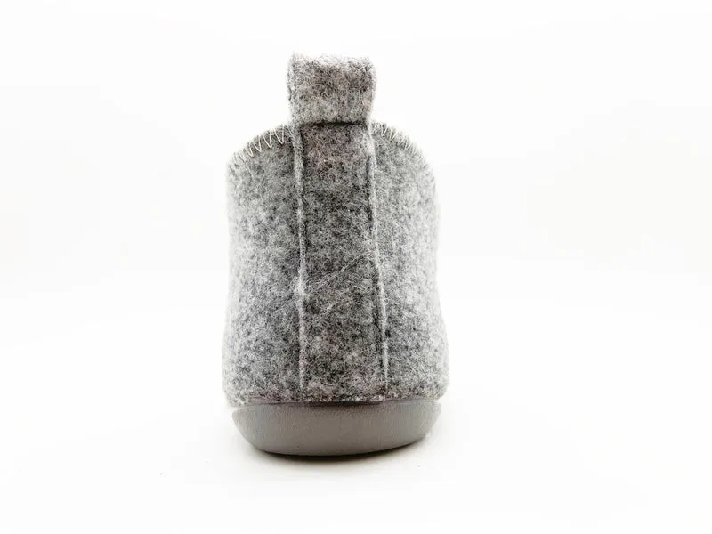 thies 1856 ® Slipper Boots light grey with Eco Wool