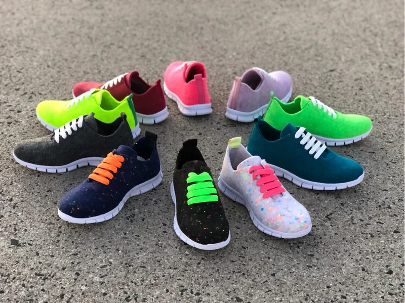 thies ® PET Sneaker navy | vegan aus recycelten Flaschen