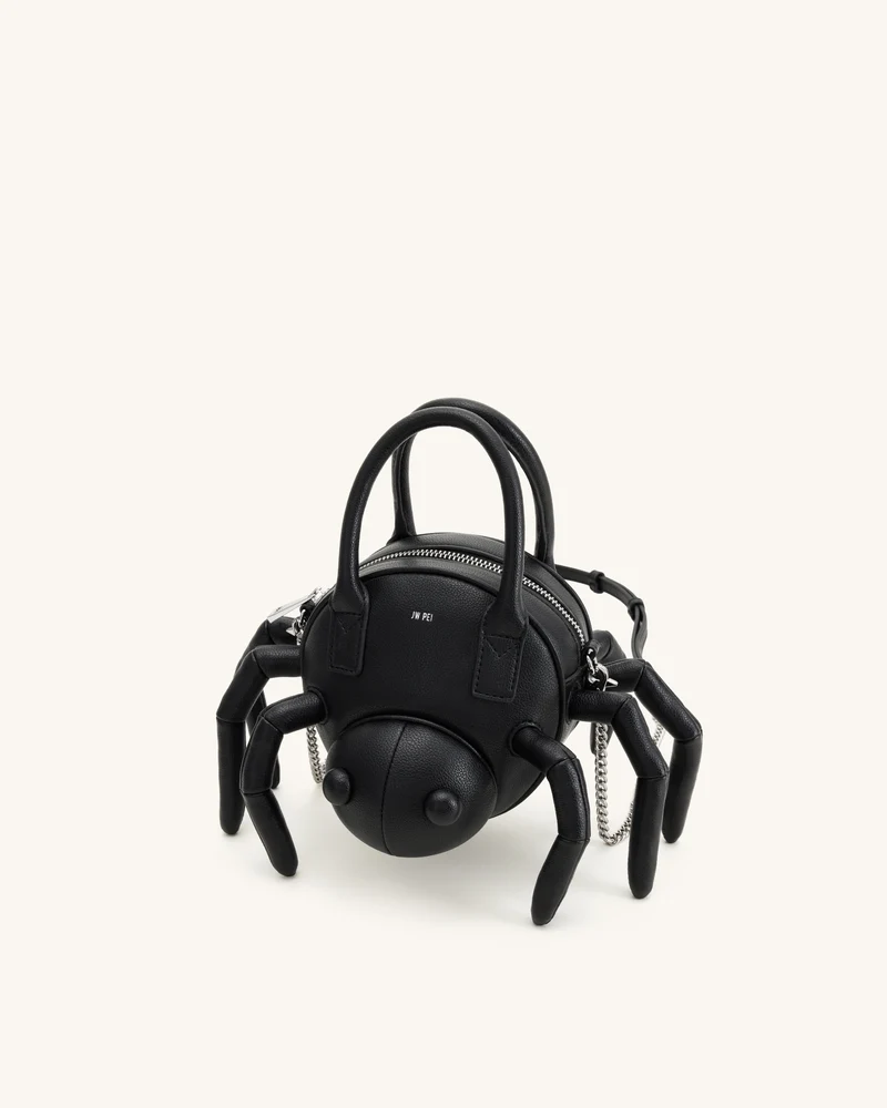 Siena Henkeltasche in Spinnenform - Schwarz