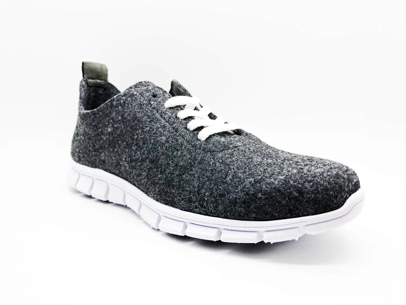 thies ® PET Sneaker anthracite | vegan aus recycelten Flaschen