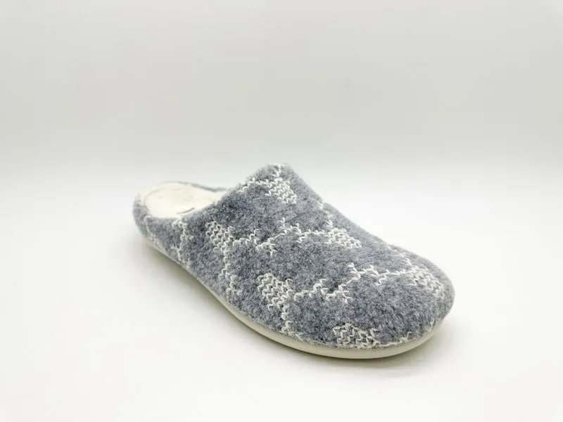 thies 1856 ® Recycled Reindeer PET Slipper vegan grey