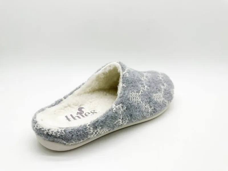 thies 1856 ® Recycled Reindeer PET Slipper vegan grey