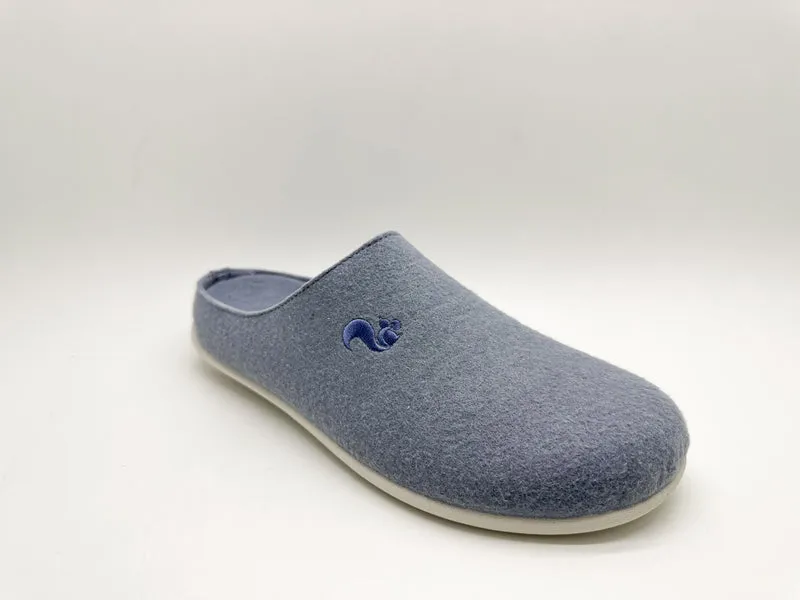 thies 1856 ® Recycled PET Slipper vegan blue fog