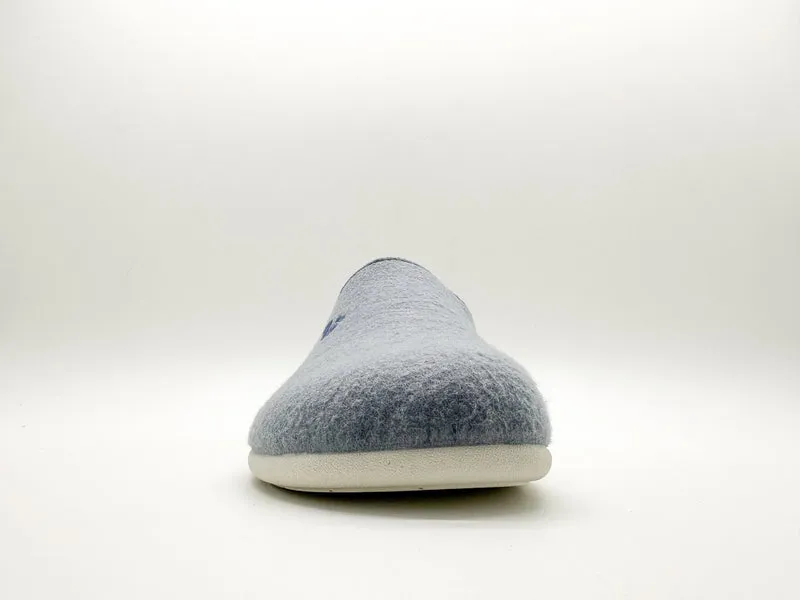 thies 1856 ® Recycled PET Slipper vegan blue fog