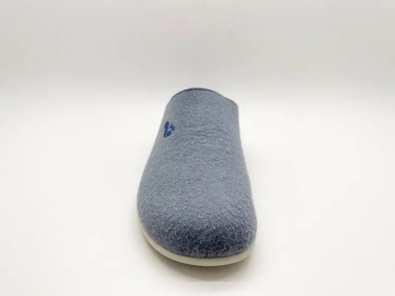 thies 1856 ® Recycled PET Slipper vegan blue fog