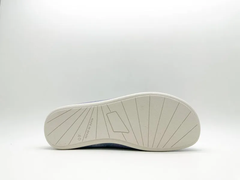 thies 1856 ® Recycled PET Slipper vegan blue fog