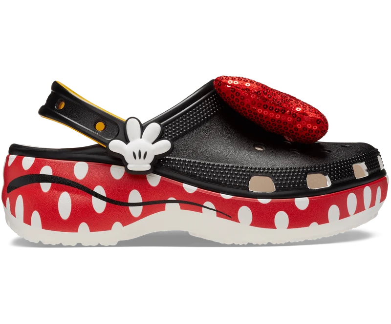 CROCS Unisex Disney Minnie Plateau-Clog