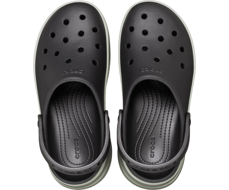 CROCS Unisex Klassischer Stapel-Clog | Schwarz