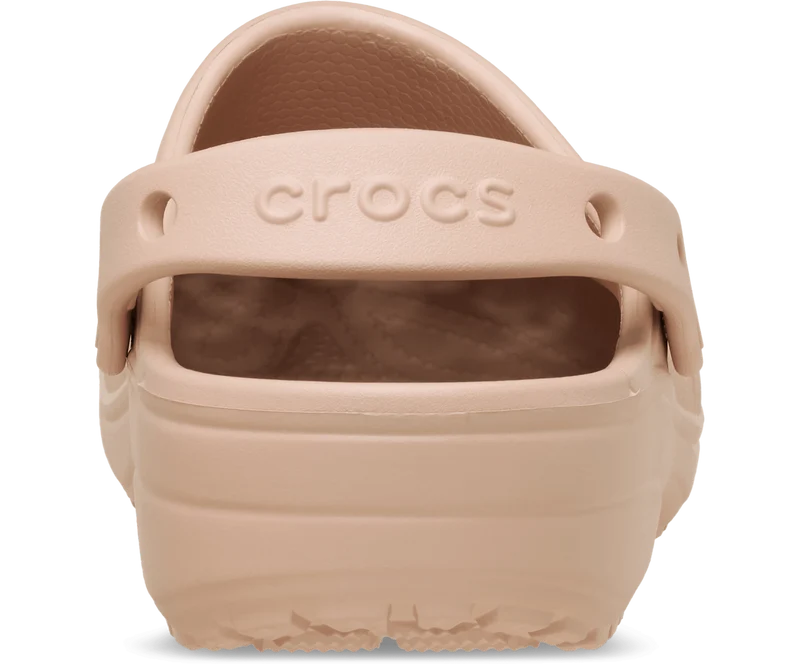 CROCS Unisex Klassischer Blumen-Clog mit Cut-Out | Rosa Karamell