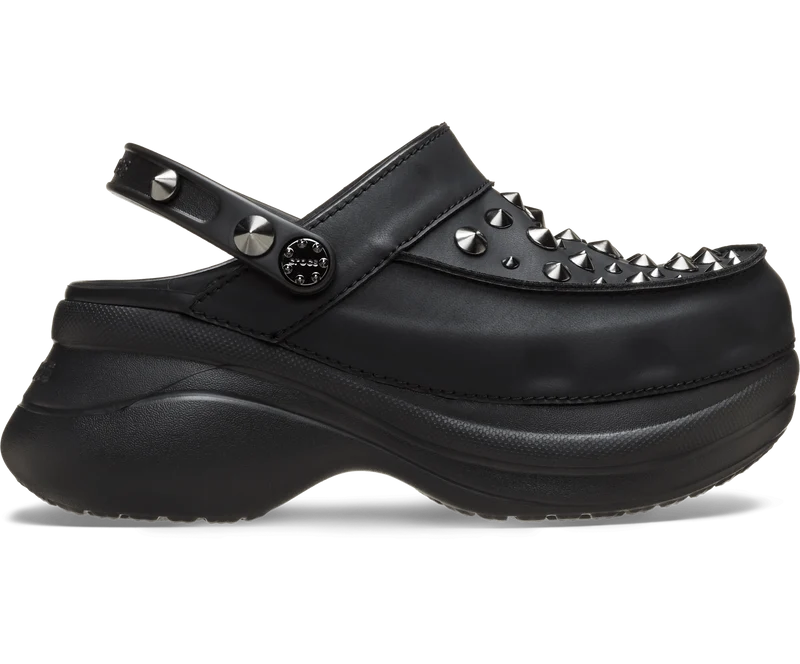 CROCS Unisex Bae Nieten-Clog | Schwarz