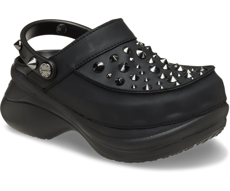 CROCS Unisex Bae Nieten-Clog | Schwarz