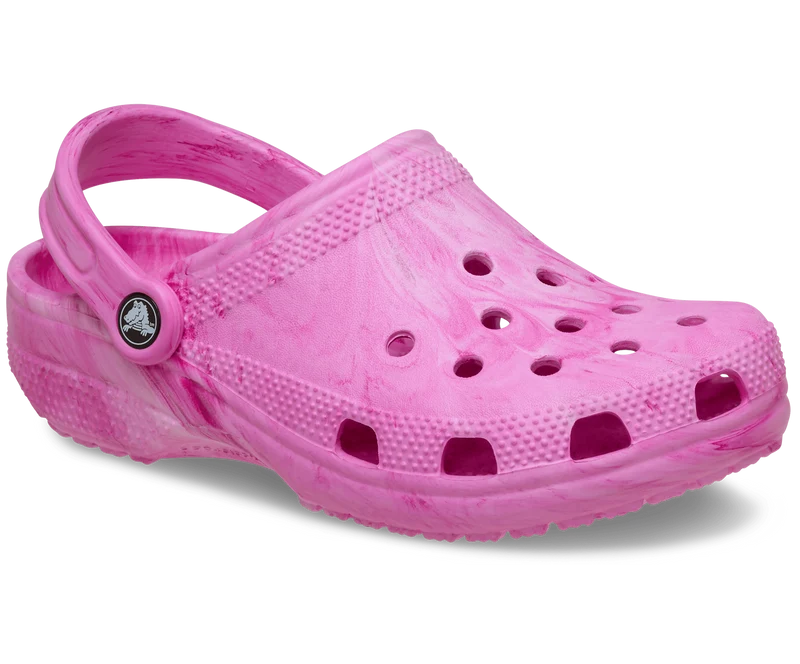 CROCS Unisex Klassischer Aquarell Marmorierter Clog | Rosa Wirbel