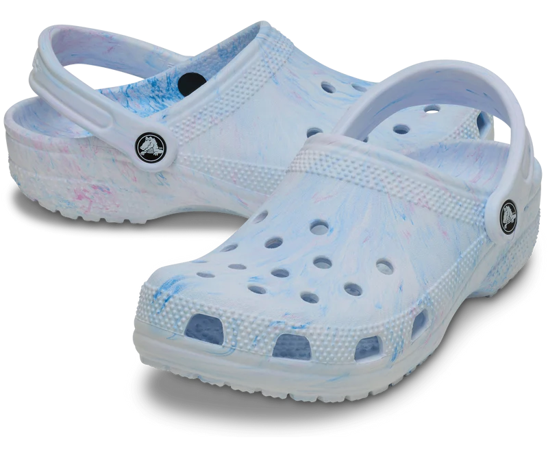 CROCS Unisex Klassischer Aquarell Marmorierter Clog | Sauerstoffwirbel