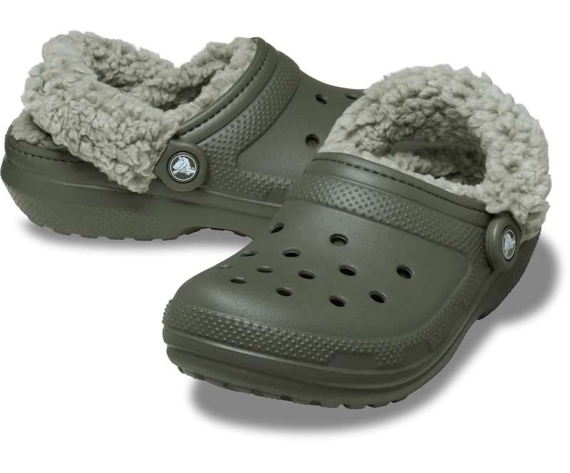 CROCS Unisex-Fleece Lined Clog | Dusty Olive