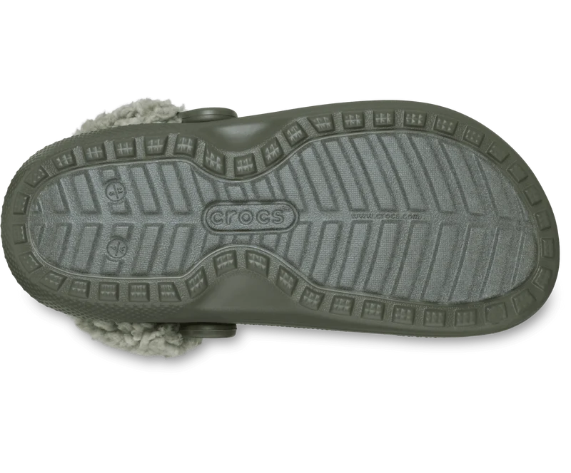 CROCS Unisex-Fleece Lined Clog | Dusty Olive