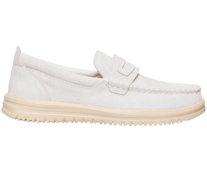 Hey Dude Wally NXT Herren-Loafer | Egret / Wood Ash