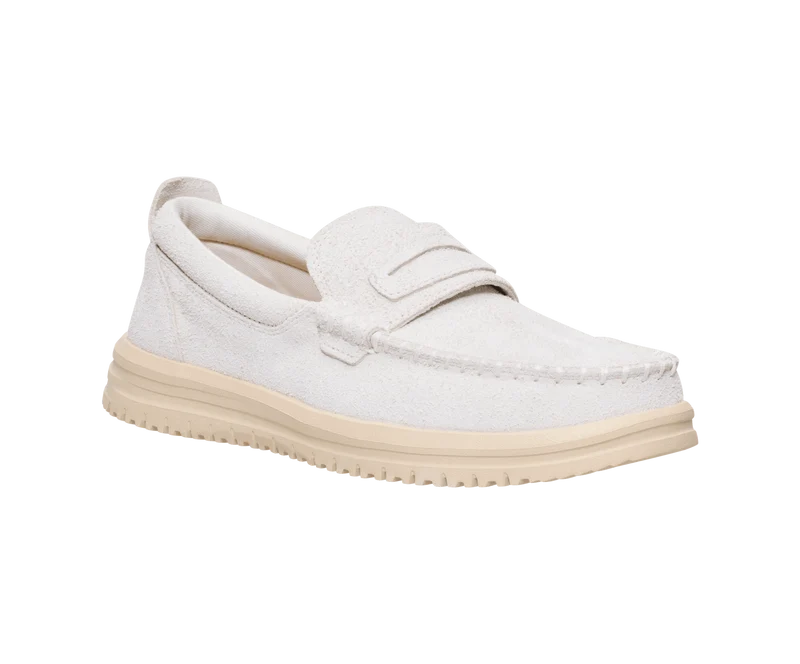 Hey Dude Wally NXT Herren-Loafer | Egret / Wood Ash