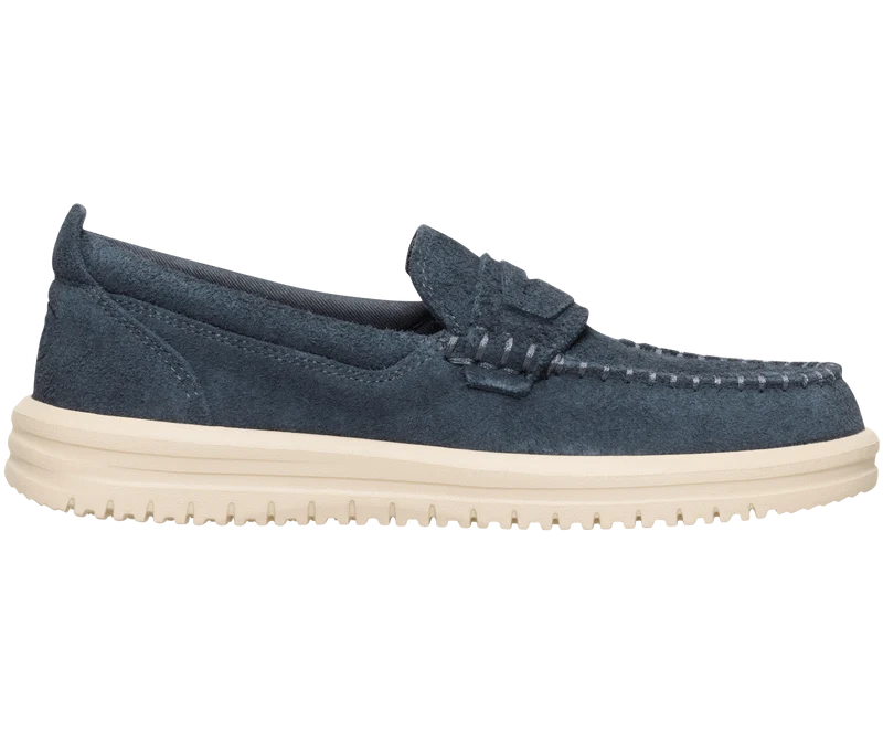Hey Dude Wally NXT Herren-Loafer | Schwarz / Holz-Esche