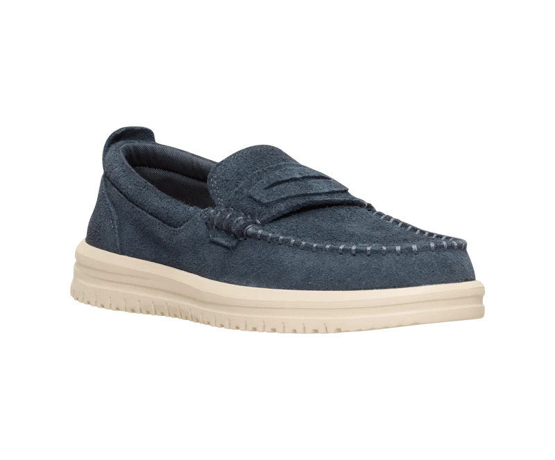Hey Dude Wally NXT Herren-Loafer | Schwarz / Holz-Esche