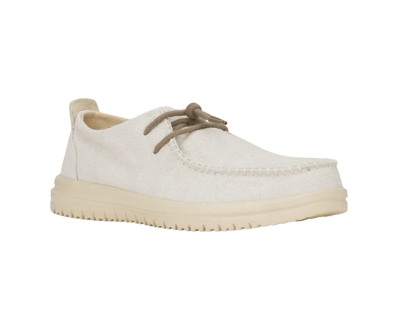 Hey Dude Wally NXT Moc Loafer für Herren | Egret / Wood Ash