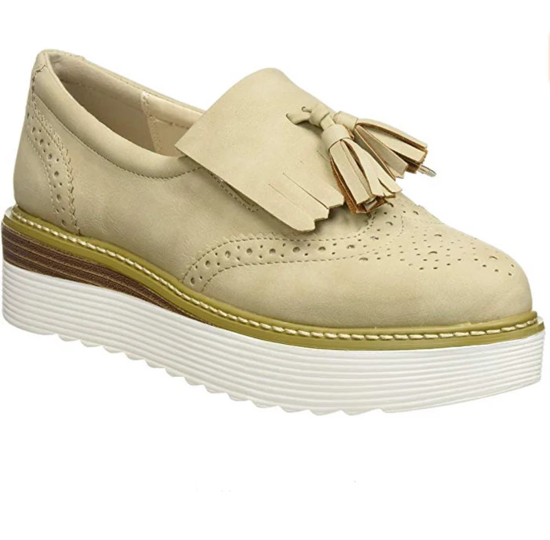 Refresh Damen-Loafer – Beige