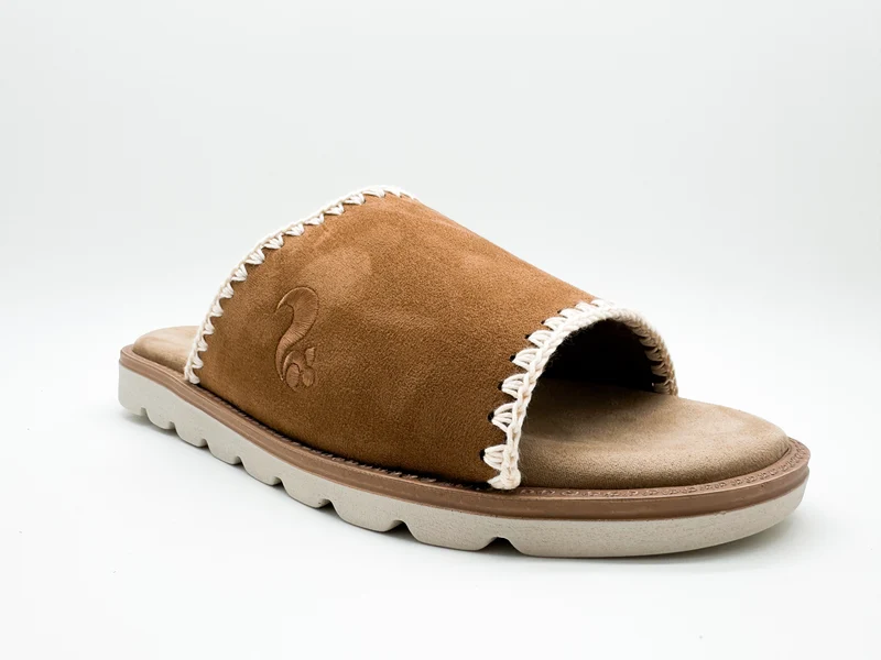 thies 1856 ® Rec Soft Woven Slide vegan tobacco